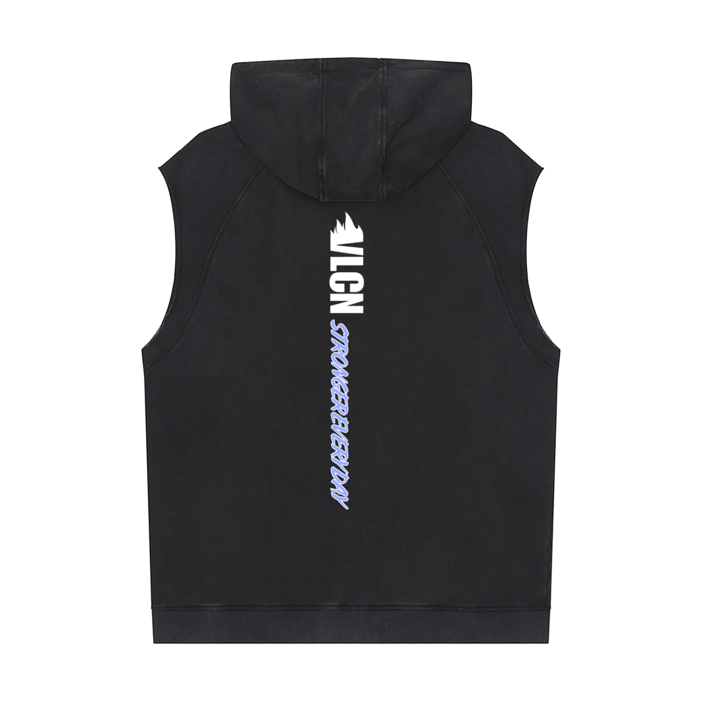VLCN Hyrox Manchester Snow Washed Sleeveless Hoodie