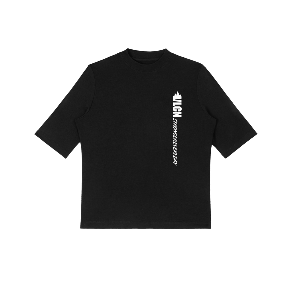 Hybrid Athlete Mock Neck Iron Maiden T-Shirt