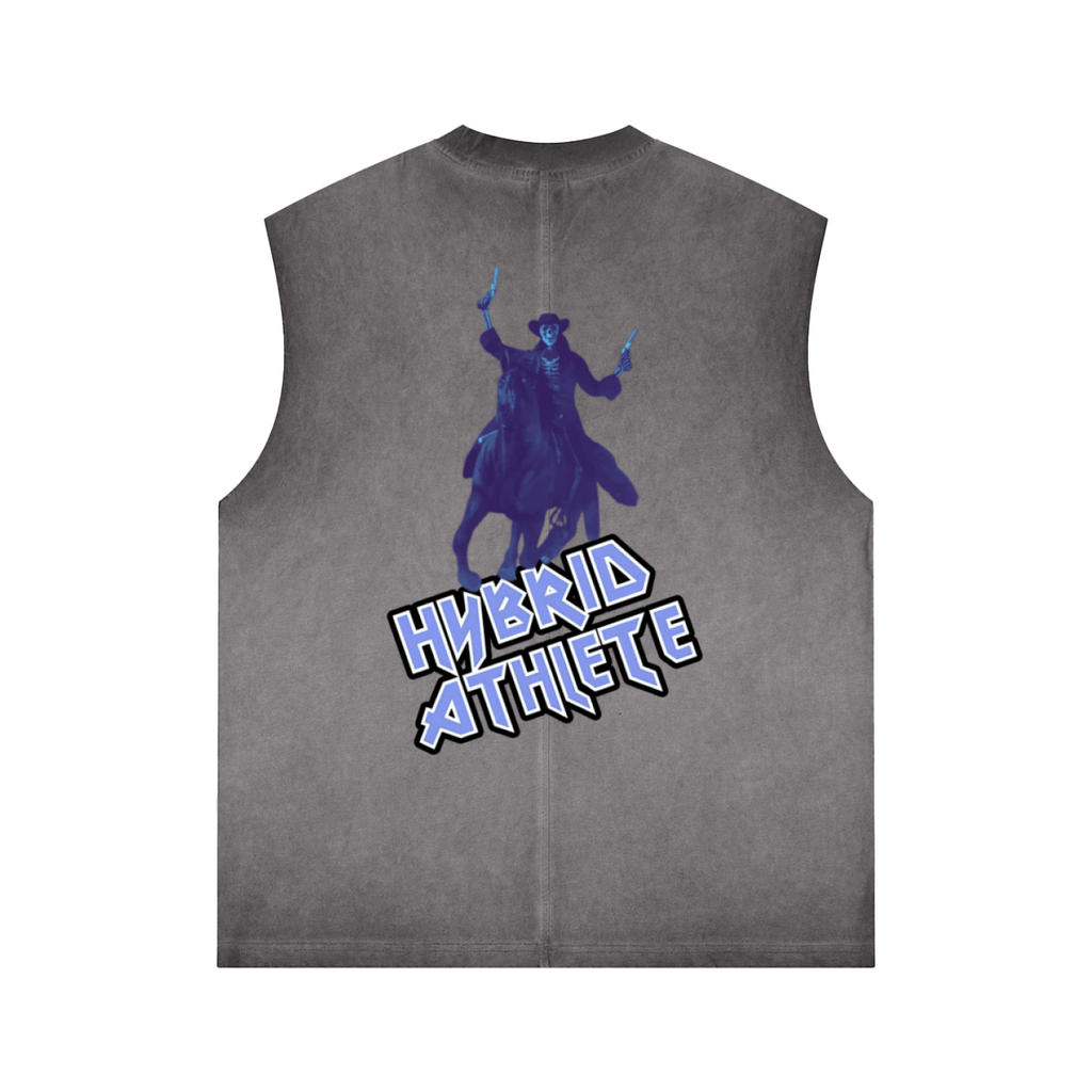 VLCN Hybrid - Cowboys From Hell - Reverse Washed Tank Top