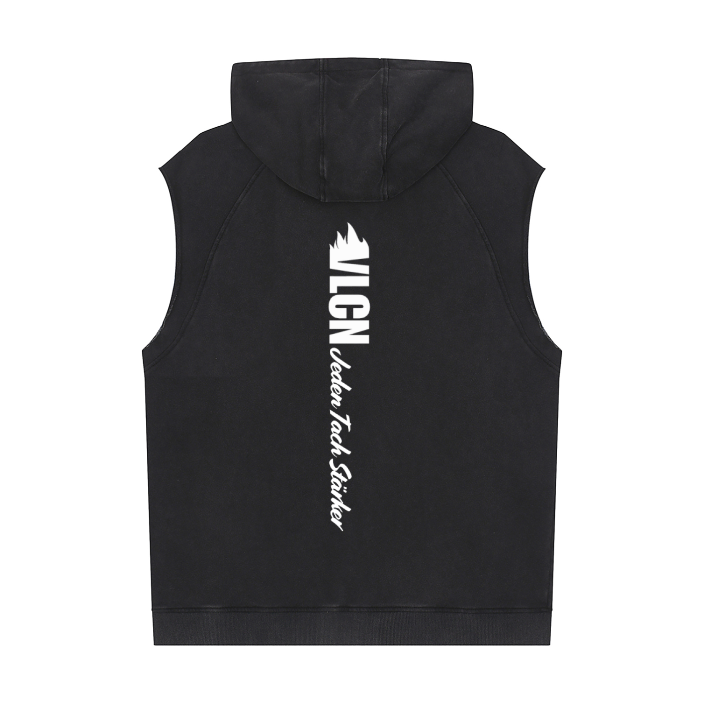 VLCN Hybrid Berlin - Snow Washed Sleeveless Hoodie