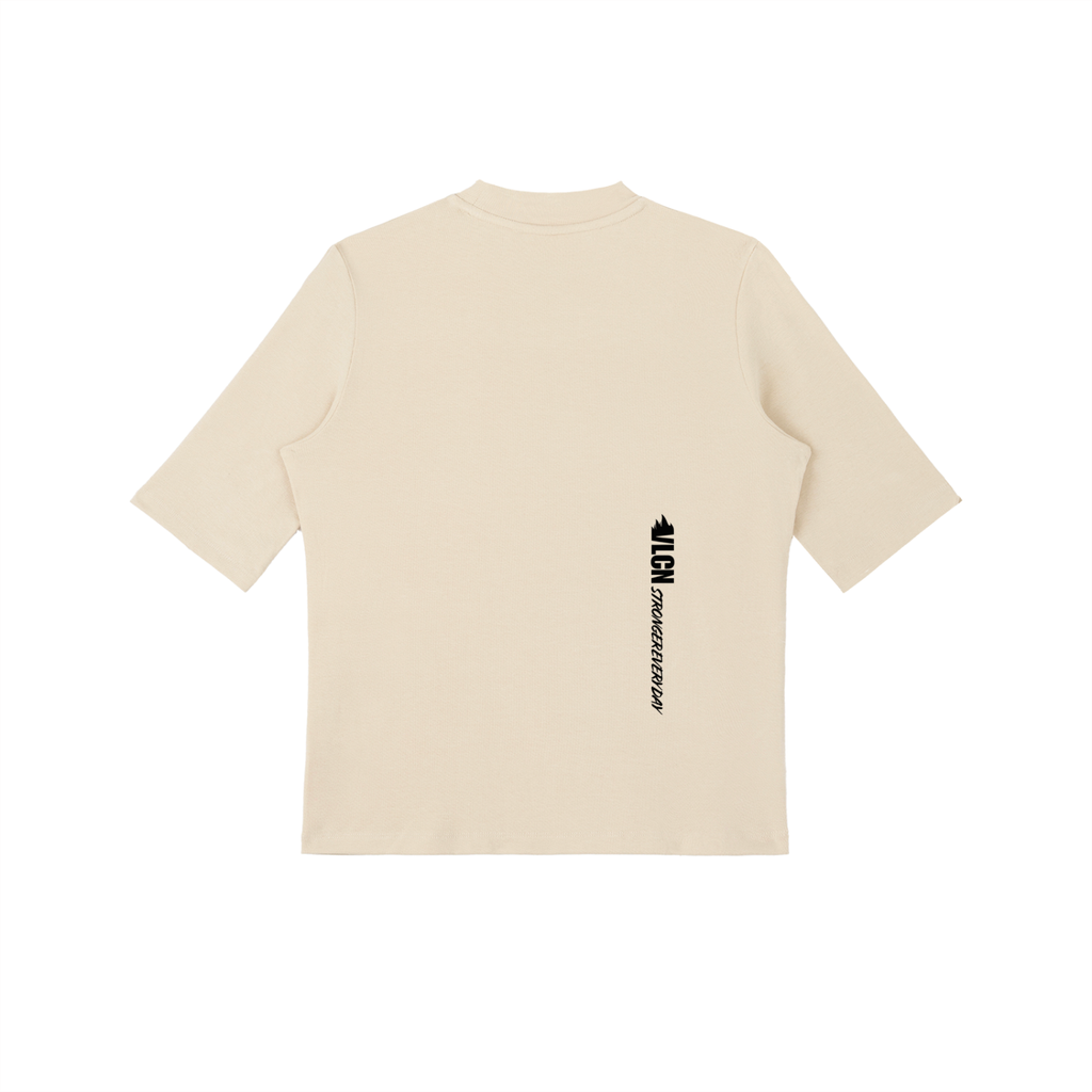 Hybrid London Mock Neck Short Sleeve T-Shirt