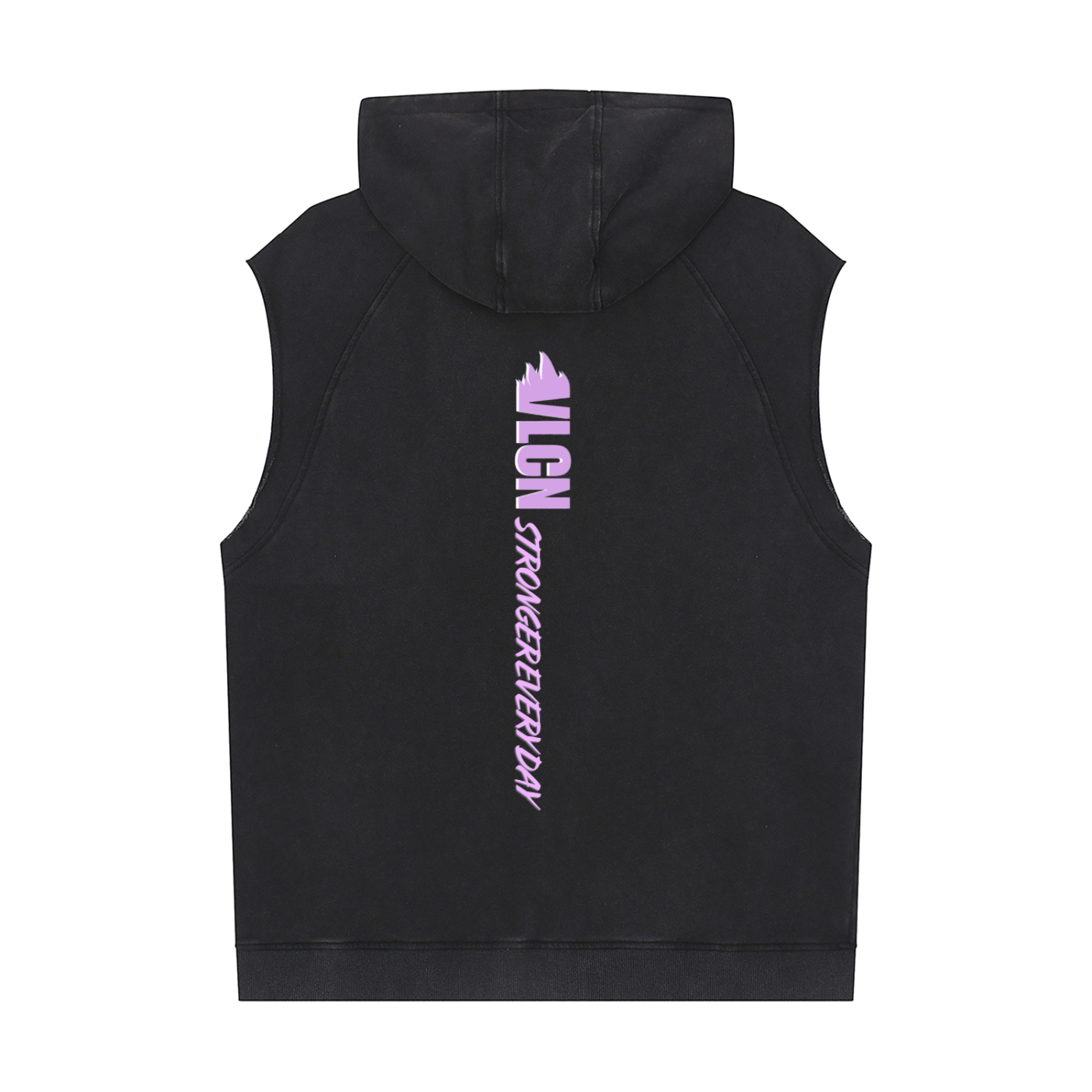 VLCN Hyrox Toulouse Snow Washed Sleeveless Hoodie