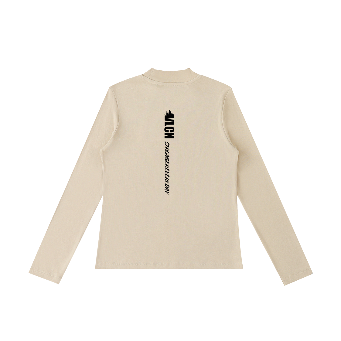 VLCN Mock Neck Long Sleeve T-Shirt