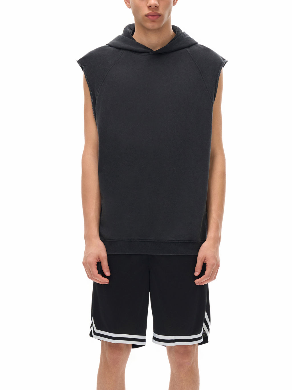 VLCN Hybrid Berlin - Snow Washed Sleeveless Hoodie